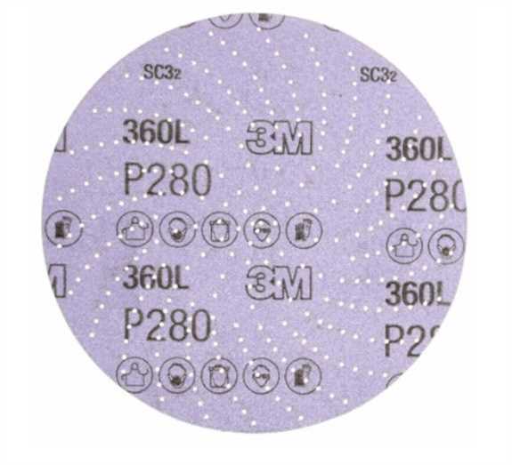 20800 6" P280 360L Clean Sanding Disc